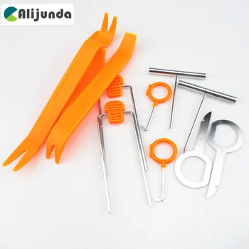 

Alijunda Car styling 12pcs Car Radio Door Clip Panel Kit For Jaguar XF XJS XJ XK S-TYPE X-TYPE XJ8 XJL XJ6 XKR XK8 X320 X308