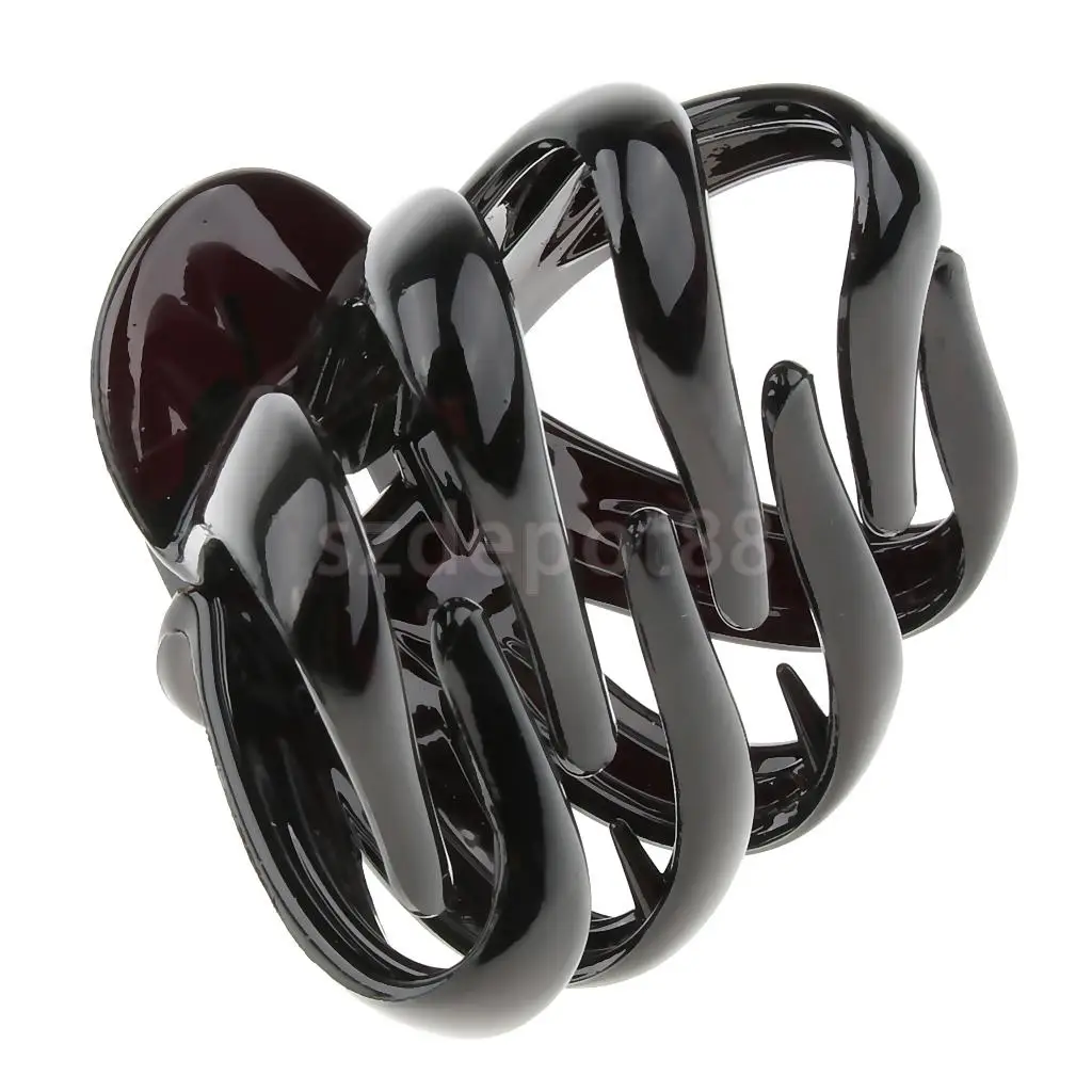 Large Hair Claw Clips Thick Hair Octopus Jaw Plastic Folding Hairpin for Women