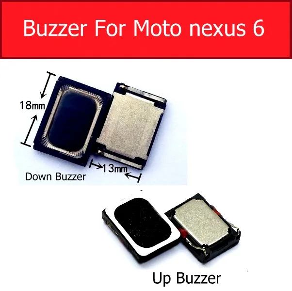 Вверх/вниз громкий динамик и ухо динамик зуммер для Motorola Nexus 6 XT1100 XT1103 громкий динамик звонка Запасные части