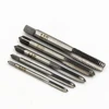 Juego de 5 unidades de herramientas manuales para carpintería, grifo manual HSS M3 M4M5 M6 M8, máquina de roscar de punto espiral, tornillo estriado recto, conector métrico ► Foto 2/5