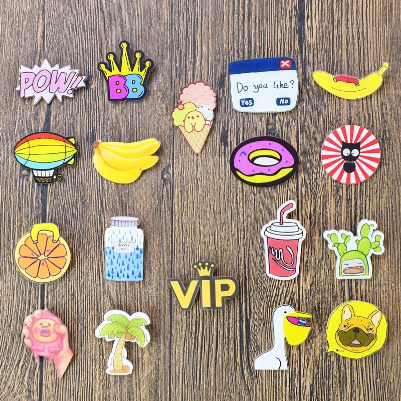 Cute-Badge-Icons-Pin-Up-Kawaii-Icon-3D-Acrylic-Gift-for-Women-Backpack-Cartoon-Brooch-Badges