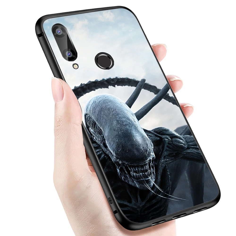 

Black TPU Soft Phone Case for Xiaomi Note 7 Alien The Director's Cut Star Redmi Note 6 pro 7 pro Global 5 Plus Redmi 4 Back Bag