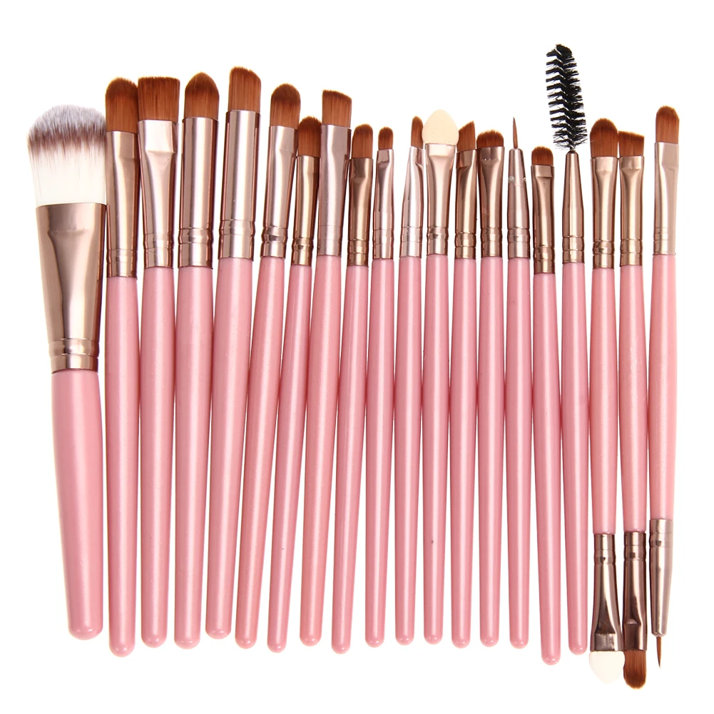 20 Pcs Makeup Brushes Eye Shadow Makeup Brush Set kit pinceaux ...