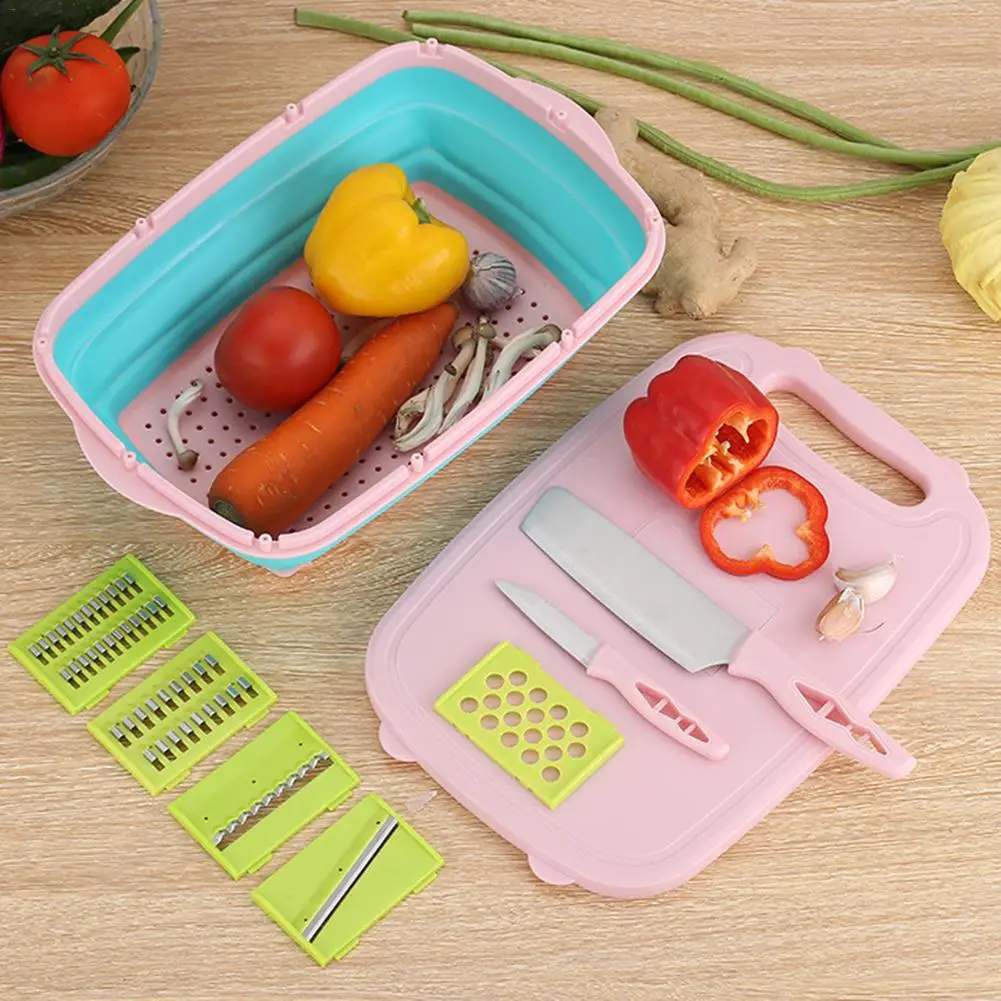 

Slicer Vegetable Slicer Potato Peeler Carrot Onion Grater With Strainer Vegetable Cutter 8 In 1 Kitchen Accessories