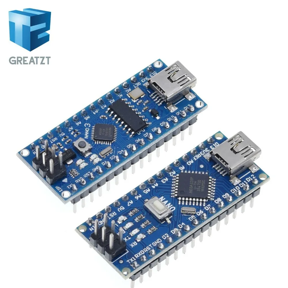 Контроллер GREATZT Nano 3,0 совместим с usb-драйвером arduino nano CH340 с кабелем NANO V3.0