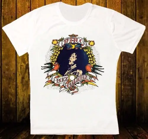 TATTOO RORY GALLAGHER ROCK BLUES RETRO VINTAGE HIPSTER UNISEX T SHIRT ...