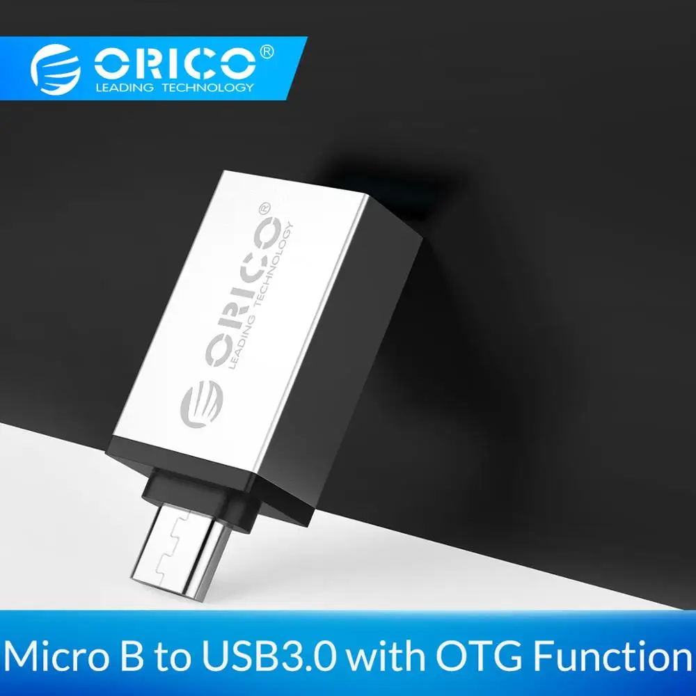 

ORICO OTG Adapter Micro B to USB 3.0 Convertor USB3.0 5Gpbs Adapter Aluminum Alloy Connect Smart Phone Tablet to U Disk Mouse