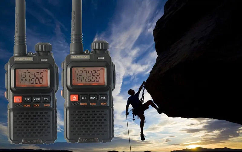 BAOFENG UV-3R+ Plus мини-рация UHF VHF Двухдиапазонная портативная Любительская CB радио Мобильный приемопередатчик UV3R Plus сканер радиостанция