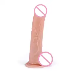 Реалистичный фаллоимитатор автоматический вибратор точки G с присоской для женщин Hands-Free Отопление силикон Яркая сексуальная игрушка-пенис