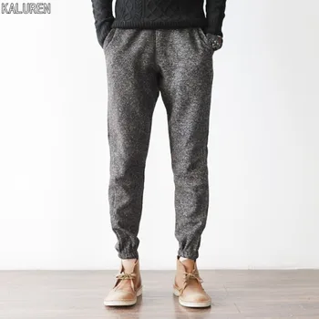 

Top autumn and winter male plus size fat guy 100% cotton wei pant pants casual elastic strap long trousers 2xl 7x 8xl