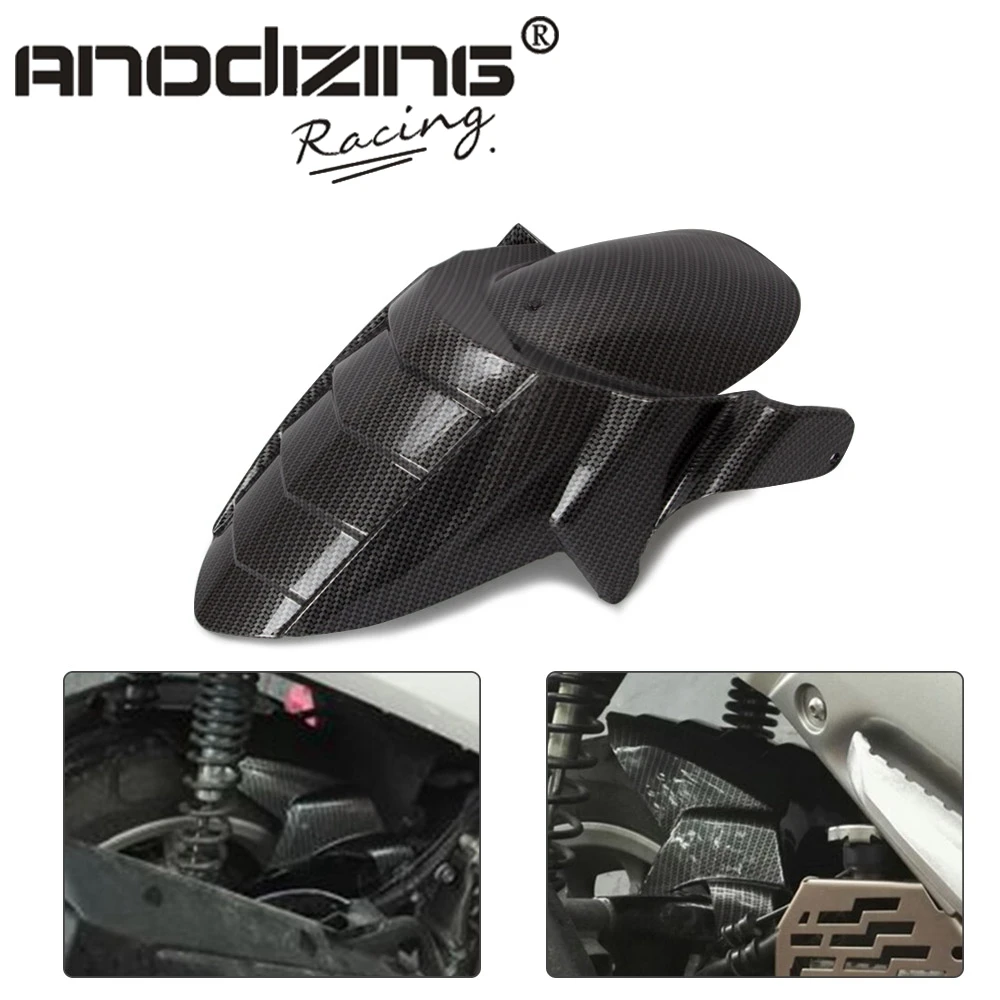 

Modified Motorcycle Imitation Carbon Parts NMAX Rear Fender Mudguard Hugger Splash Guard For YAMAHA NMAX 155 16-18