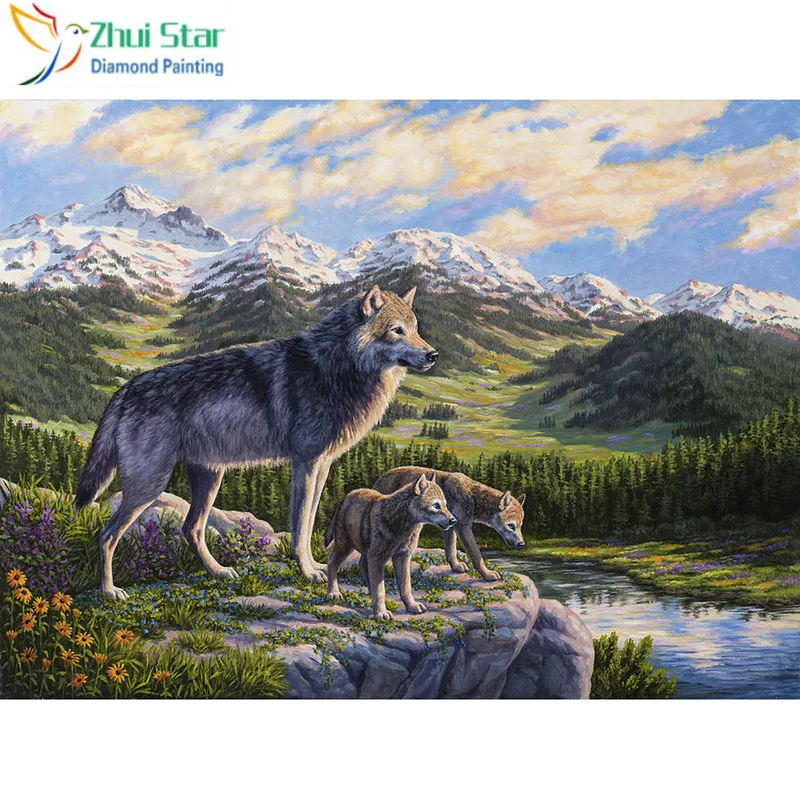 wolf-painting-passing-it-on-crista-forest