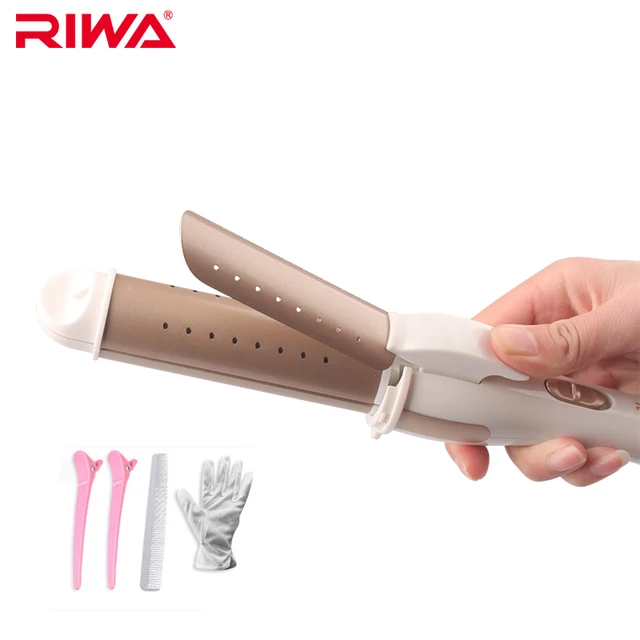 RIWA Curler Straightener 2 In 1 Hair Styling Tools 30s Fast Heat Dry