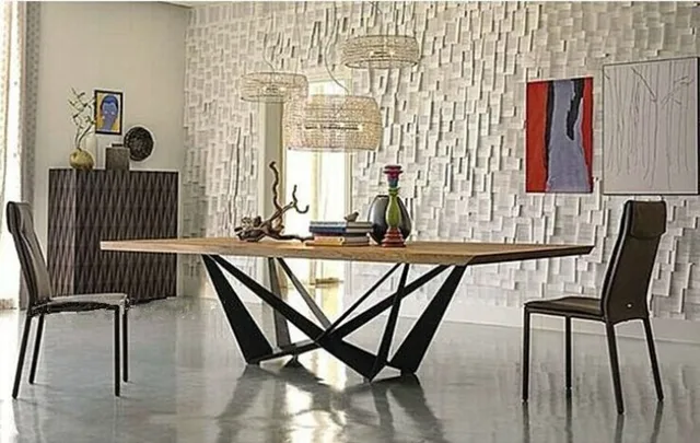 table a manger fer forge et bois