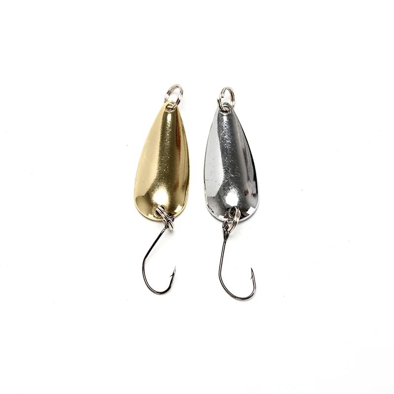 

1PC Gold Sliver 1.5g/2g/2.5g Wide Fishing Spoon Lure Trout Spoons Wobblers Metal Lures Hard Bait Fishing Accessories
