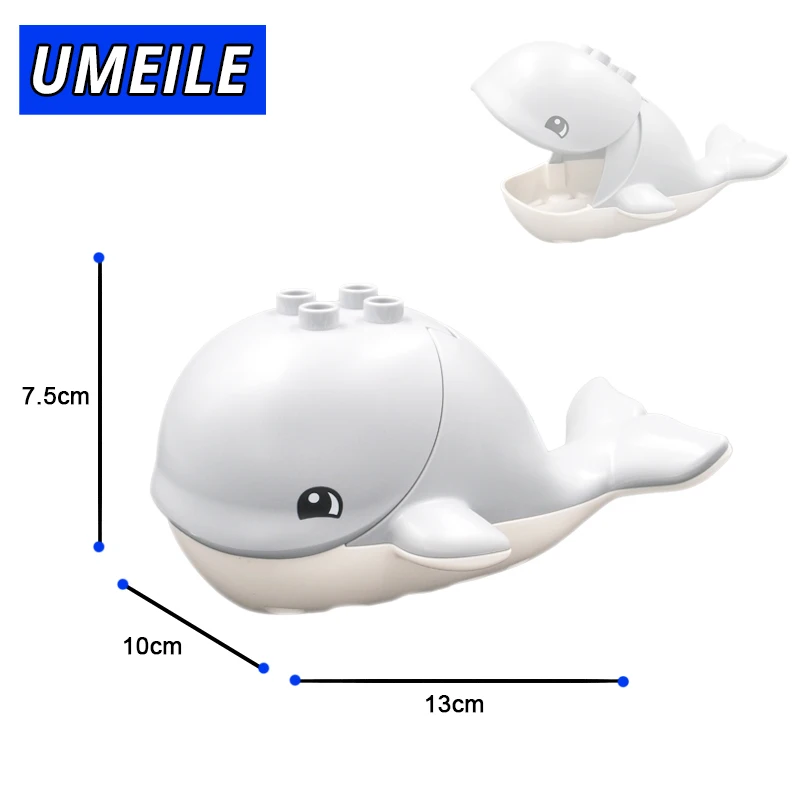 Бренд UMEILE строительный блок для животных Diy Набор зоопарка кирпичный КИТ жираф