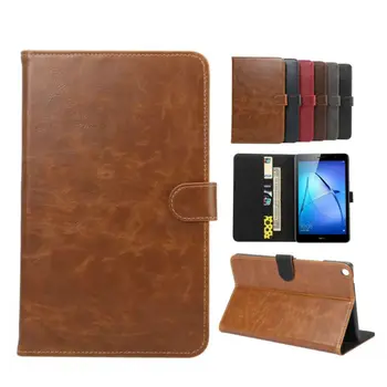 

For Huawei MediaPad T3 8.0 PU Leather Case Cover Slim Tablet PC Fundas Mediapad T3 8 inch KOB-L09 KOB-W09 Protective Shell Stand