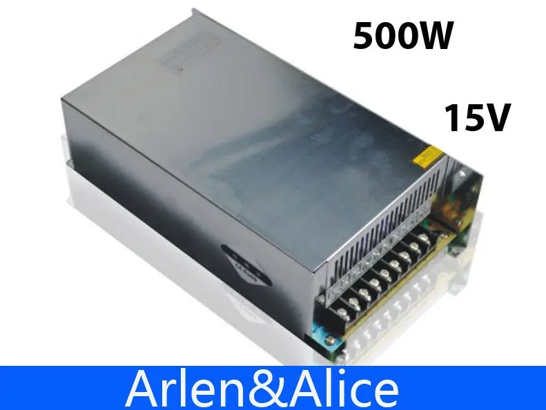 

500W 15V 32A 220V INPUT Single Output Switching power supply for LED Strip light AC to DC