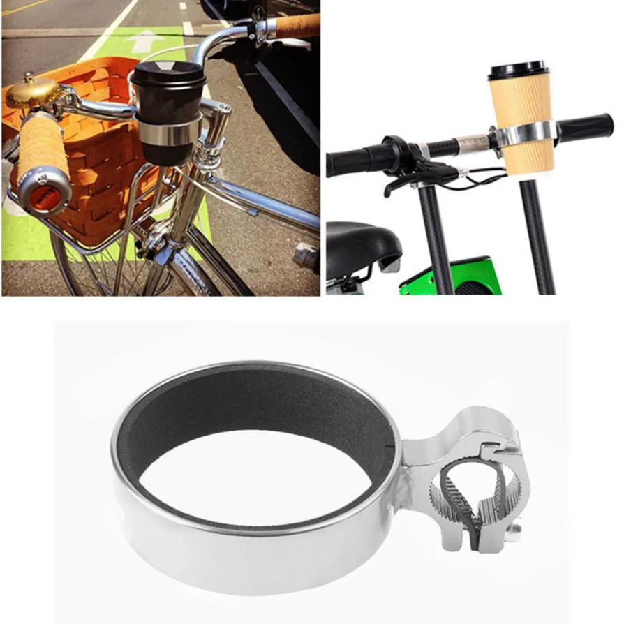 

High quality Universal Bicycle Cup Holder Bike Drinks Water Cup Holder Handlebar Mount Non-slip liner Durable Aluminum Alloy