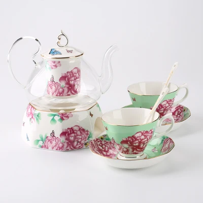 Кружка для кофейных чашек Guci чайные цветы и чай - Цвет: 3