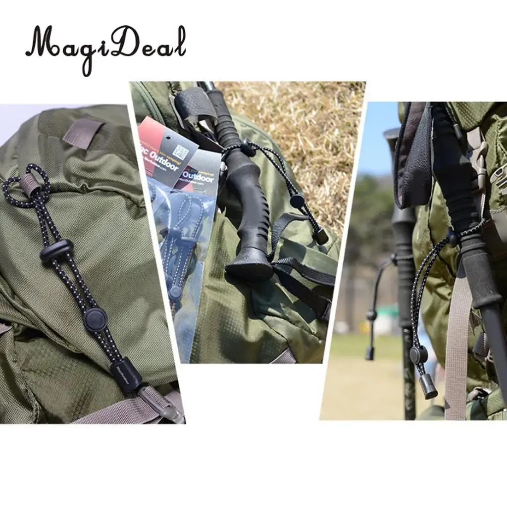 Trekking Pole Accessory Backpack Walking Stick Holder 4pcs