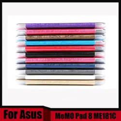 3 в 1 смарт-чехол чехол для Asus 8 Me181 ME181c чехол для Asus ME181c K011 планшет крышка чехол + стилус + фильм