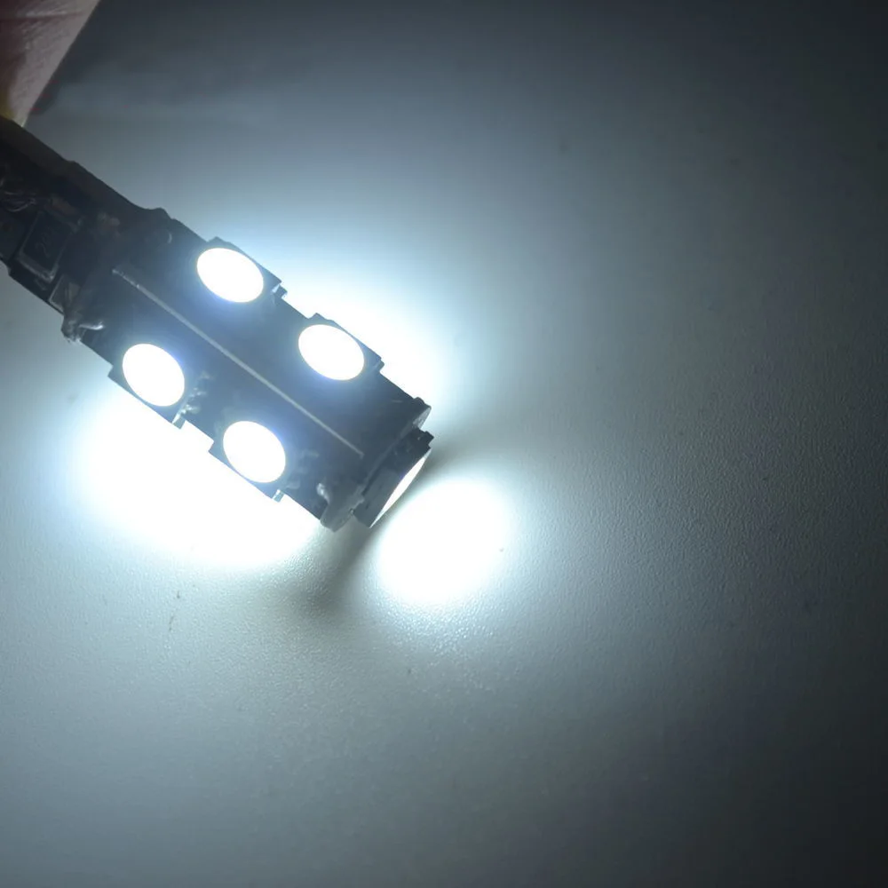 Safego 10 X t10 W5W led canbus 9smd 5050 Светодиодные лампы для автомобиля инструмент Панель