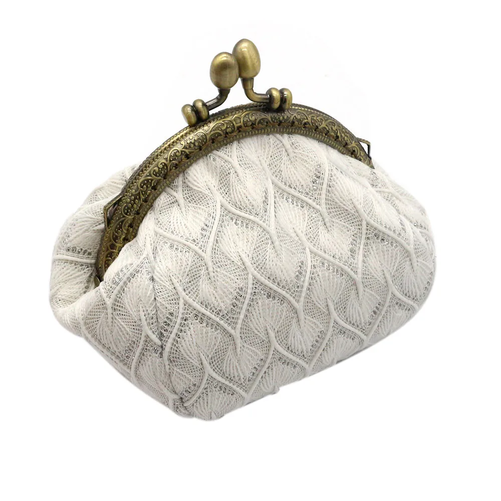

High Quality Women Lady Retro Vintage Flower Small Wallet Hasp Purse Clutch Bag