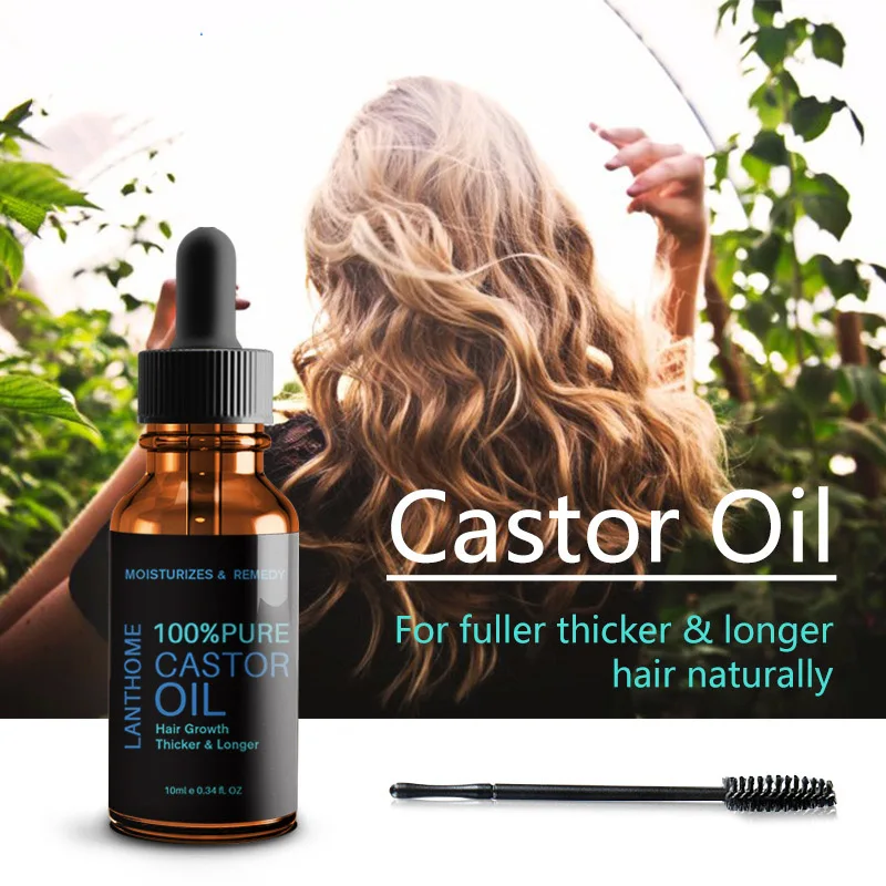 10ml 100 Pure Natural Castor Oil Calm Nourish Hair Castor Organic