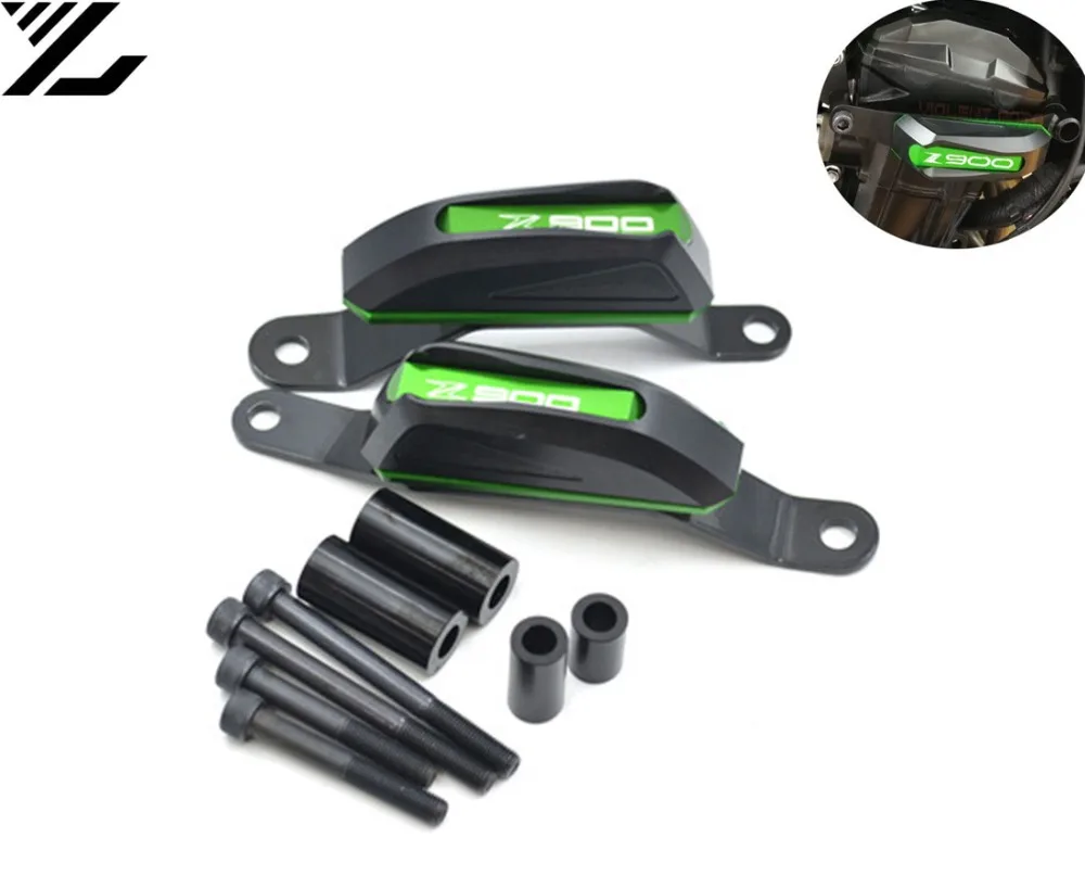 

For KAWASAKI Z900 Z 900 2016 2017 2018 Z900 LOGO Motorcycle CNC Frame Crash Pad Engine Case Sliders Body Engine Guard Protector