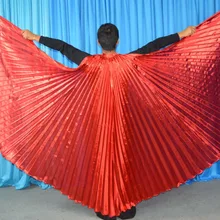 Угол Горячая крылья Египетский танец живота костюм Isis крылья танцевальная одежда(не прилипает) 11 цветов