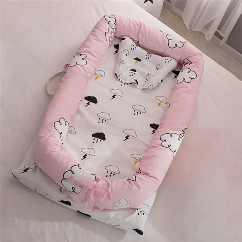 Removable Washable Baby Bed Newborn Bionic Bed Cradle Multifunction For Baby Care Folding Baby Bed
