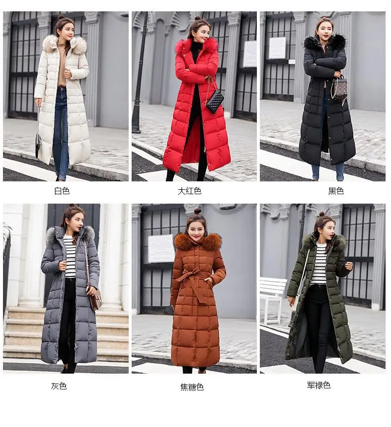 VANGULL новые зимние парки женские длинные пальто с длинным рукавом толстое приталенное повседневное пальто для женщин размера плюс 3XL с карманами на молнии