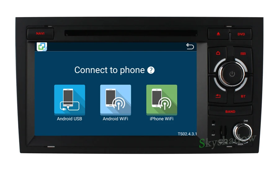 Discount C500 4G LTE 8 Core Android 6.0 Car DVD Player GPS Map DVR camera TPMS OBD2 Bluetooth WIFI Radio For Audi A4 RS4 2002-2007 2008 12