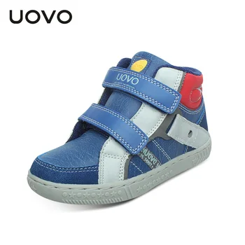 

UOVO Spring Autumn Winter Children Shoes Fashion Warm Leisure Boys Sneakers Hook & Loop For Kids Size 27-37