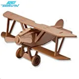 

RCtown Small Biplane Model Albatros Dv 3D Wooden Puzzle Great for Children Puzzle Toy zk15
