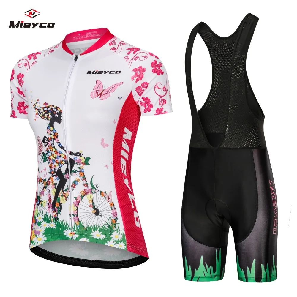 Лидер продаж, женская футболка с коротким рукавом для велоспорта, милый комплект одежды для езды на велосипеде для девушек, комбинезон, короткие штаны, Ropa Ciclismo, одежда для велоспорта
