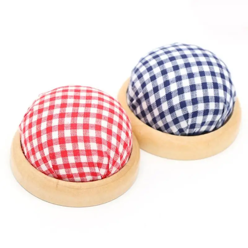 

1pc Ball Shaped Needle Pin Cushion with Elastic Wrist Belt Tool for Cross Stitch Striped Pin Holder Sewing Accesssories