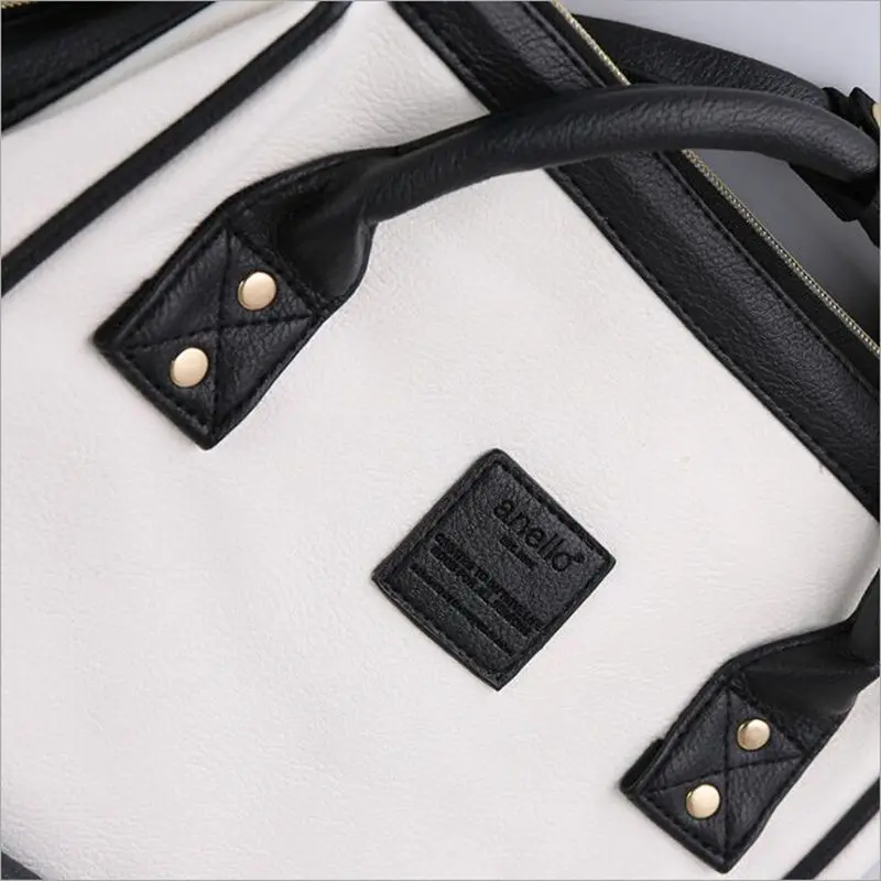 Mochila De Cuero PU Mochila escolar para adolescentes Anello Mochila saco A Dos mujeres Mochila Zaino Seljakott