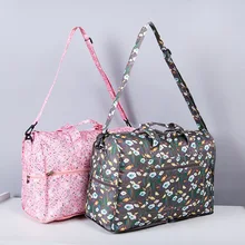 Высококачественная нейлоновая складная дорожная сумка, большая Вместительная женская сумка для путешествий, органайзер, упаковочные кубики, сумка для багажа с принтом, мужская сумка для выходных