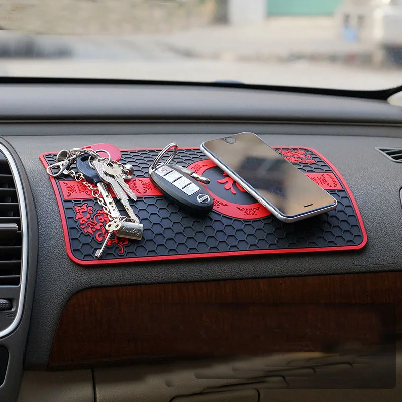 28*17cm Auto Non slip Mat Gel Anti slip Sticky Mats Car Pad Holder for