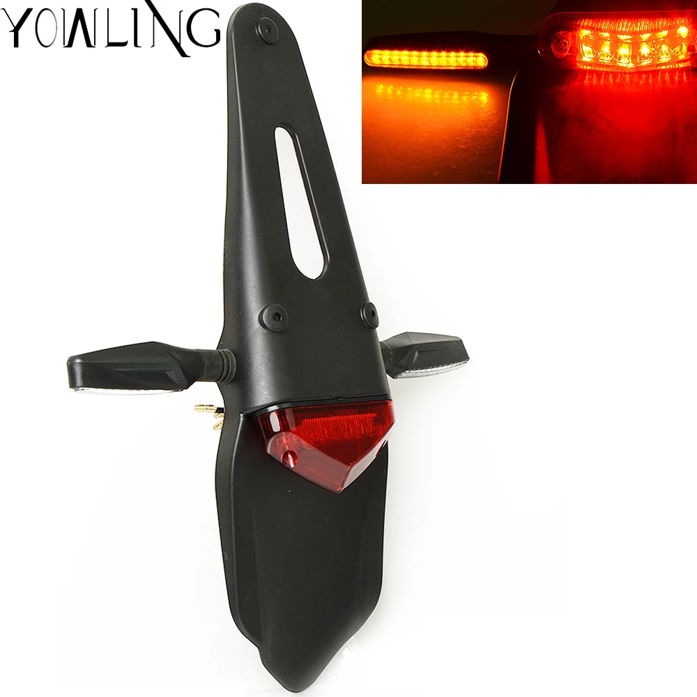 

Universal LED Tail/Turn signal light is mounted under the rear for fender of virtually every off-road Turn Signals Light Lamp