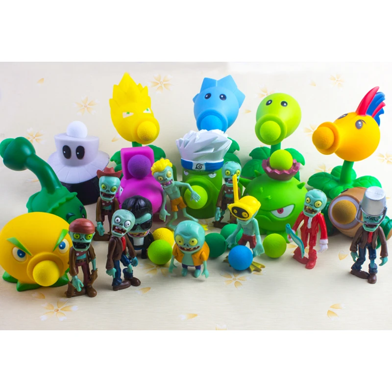 

Set/5pcs Popular Game PVZ Plants vs Zombies Peashooter  Action Figure Anime Model  Kids Toys Plants Vs Zombies Gift For Children