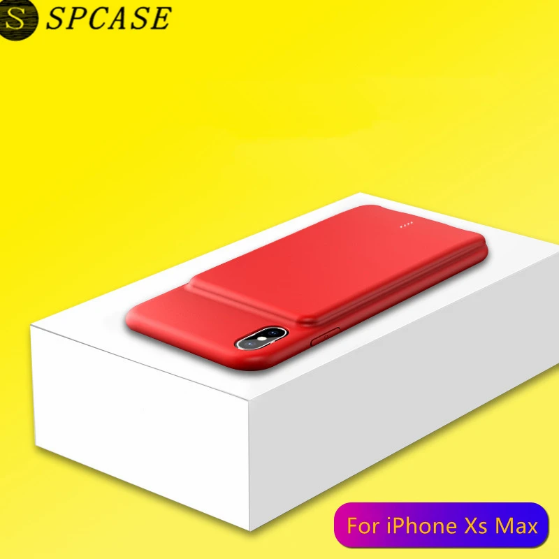 Koop 5000 mah Draagbare Batterij Oplader Voor iphone Xs Max Xr Power Bank Back Cover Ondersteuning Voor Lightning Audio Opladen coque