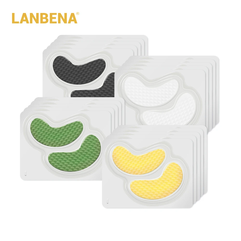 

LANBENA 10 Sachets White Collagen Eye Mask Eye Patches Dark Circle Sleep Bag Anti-Aging Wrinkle Firming