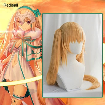 

FGO Fate Grand Order Joan of Arc Wig Pigtails Cosplay Long Straight Synthetic Hair Halloween