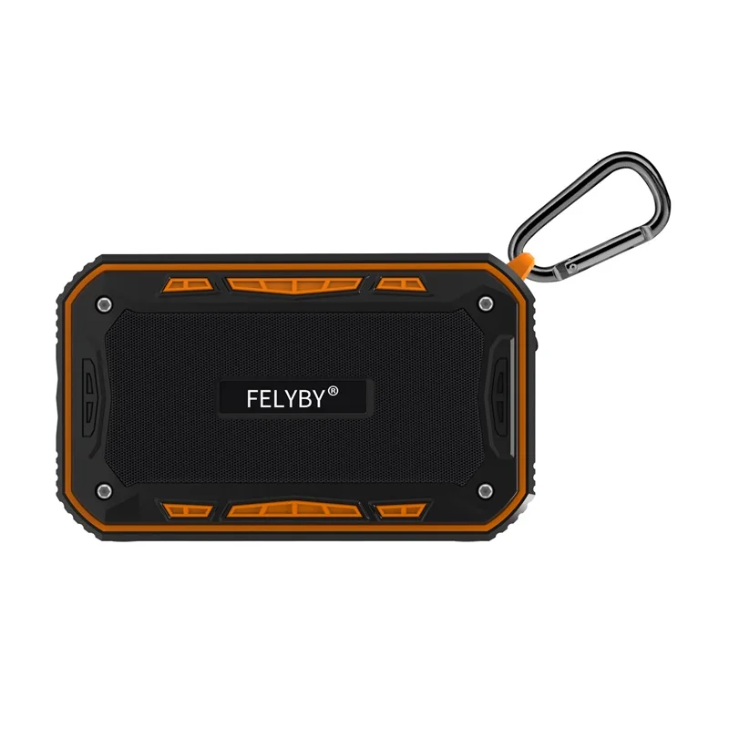 FELYBY Профессиональный S618 поративный уличный мини Беспроводной Bluetooth стерео Динамик 3 цвета Водонепроницаемый для спорта на открытом воздухе и телефон компьютер - Цвет: Orange