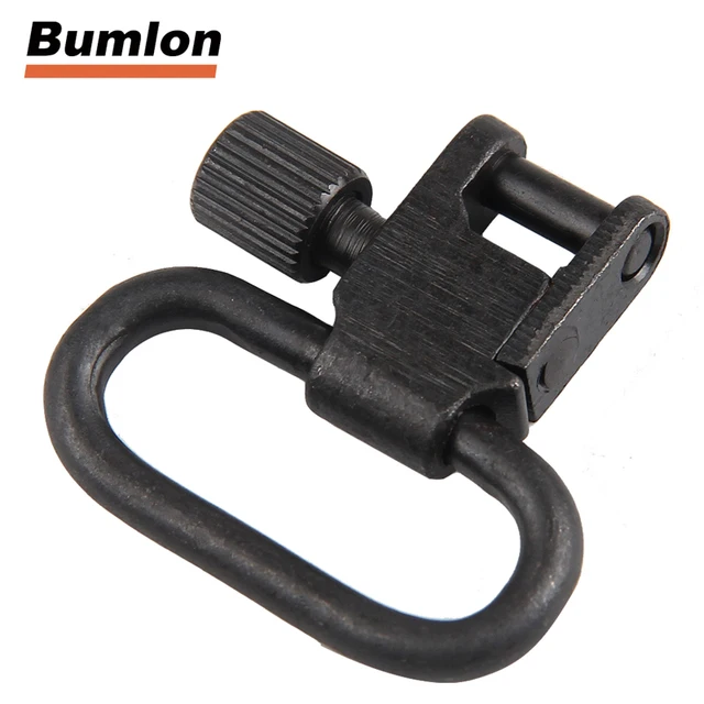 2 PCS Tactical Rifle Sling Swivels Mount Adapter Attachment Gun Sling