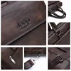 Jeep buluo men briefcase bag high quality business famous brand leather shoulder messenger bags office handbag 13.3 inch laptop