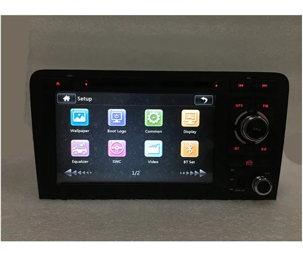 Best Wholesale! car radio navigation DVD gps Player for Audi  A3  S3  2004-2008 Car radio Stereo With BT Ipod Steering wheel 5